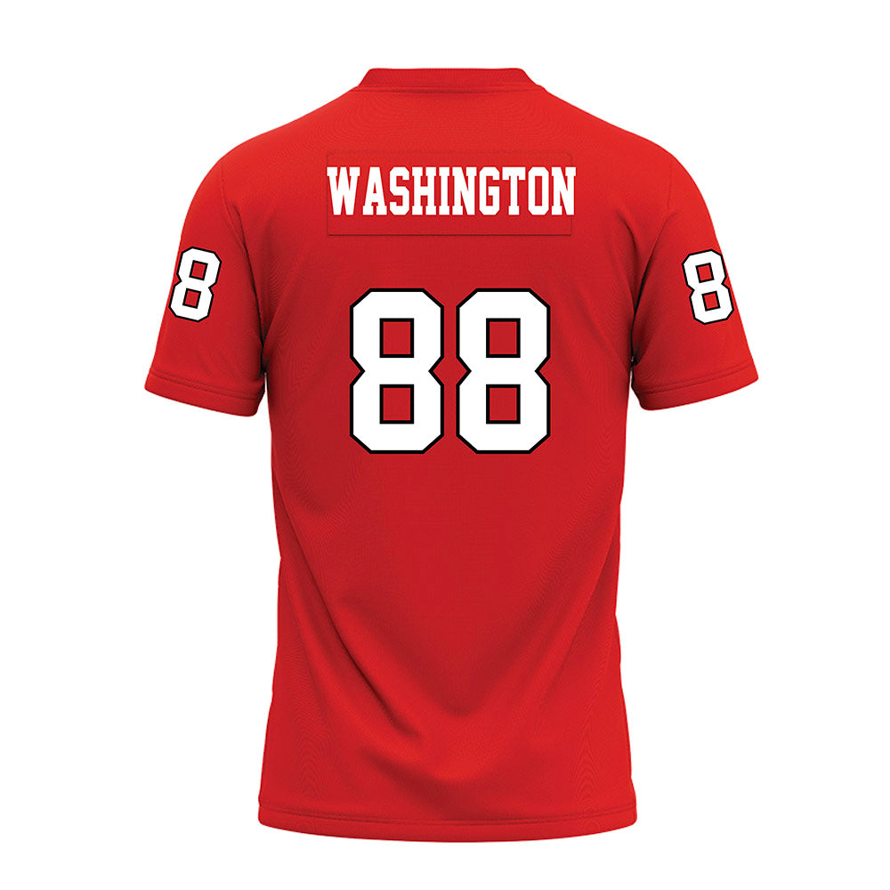 Texas Tech - NCAA Football : Amier Washington - Red Premium Football Jersey-1