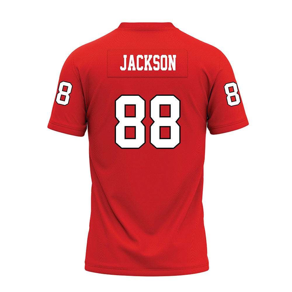 Texas Tech - NCAA Football : Trey Jackson - Red Premium Football Jersey-1