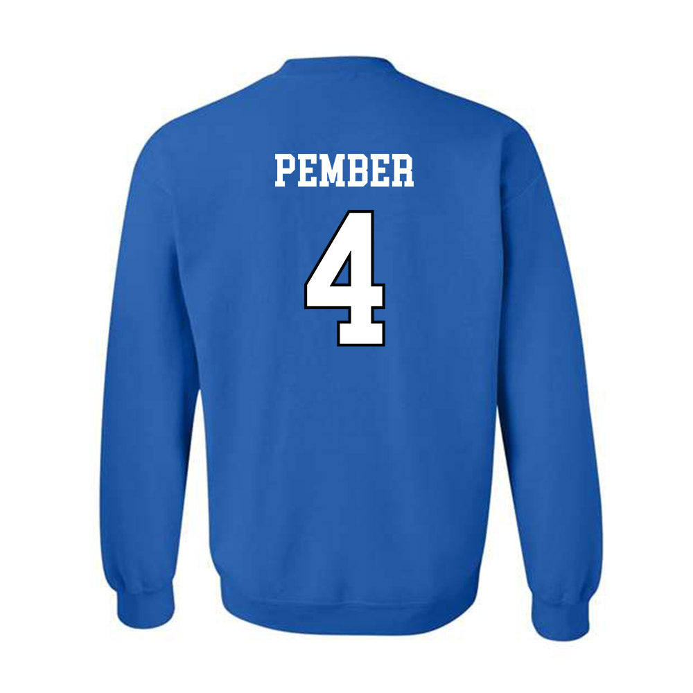 UNC Asheville - NCAA Men's Basketball : Drew Pember - Classic Shersey Crewneck Sweatshirt-1