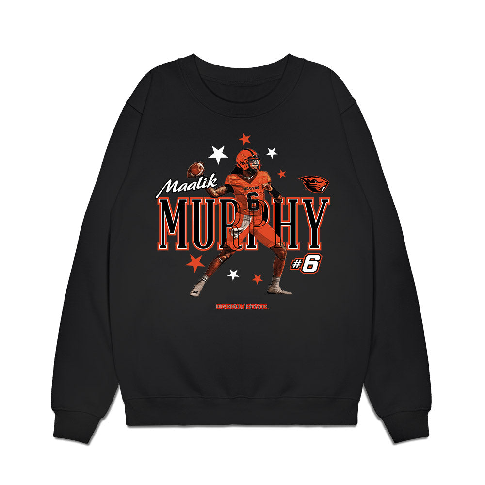 Oregon State - NCAA Football : Maalik Murphy - Collage Premium Crewneck Sweatshirt-0