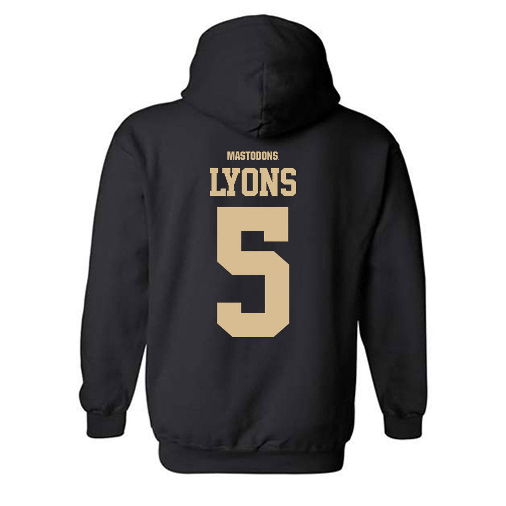 PFW - NCAA Men's Volleyball : Casey Lyons - Classic Shersey Hooded Sweatshirt-1