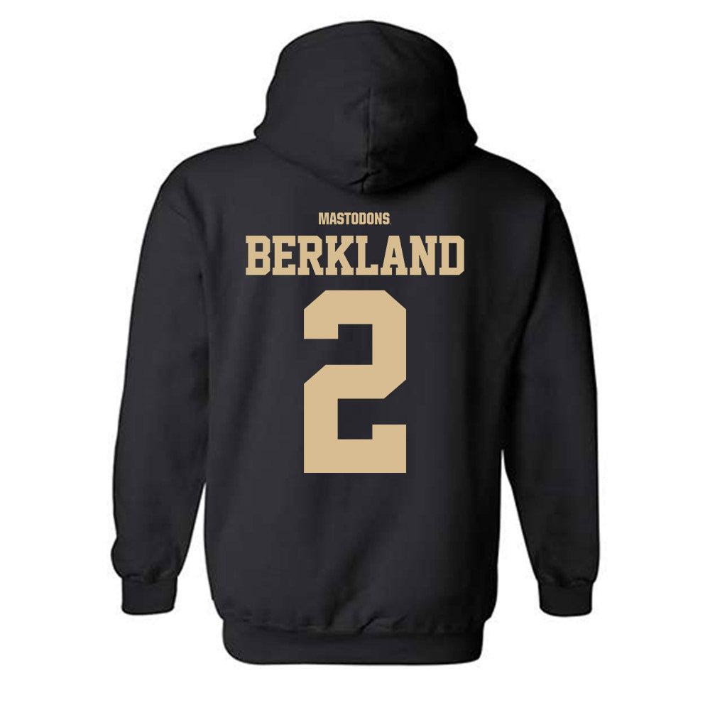 PFW - NCAA Women's Volleyball : Meg Berkland - Classic Shersey Hooded Sweatshirt-1