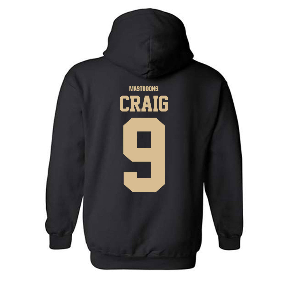 PFW - NCAA Men's Basketball : Deandre Craig - Classic Shersey Hooded Sweatshirt-1