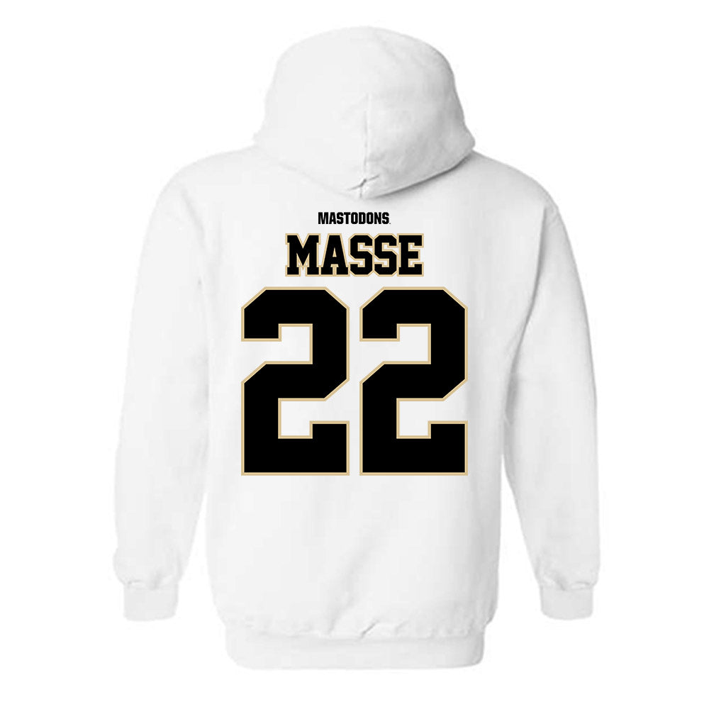 PFW - NCAA Women's Soccer : Bella Masse - Classic Shersey Hooded Sweatshirt-1