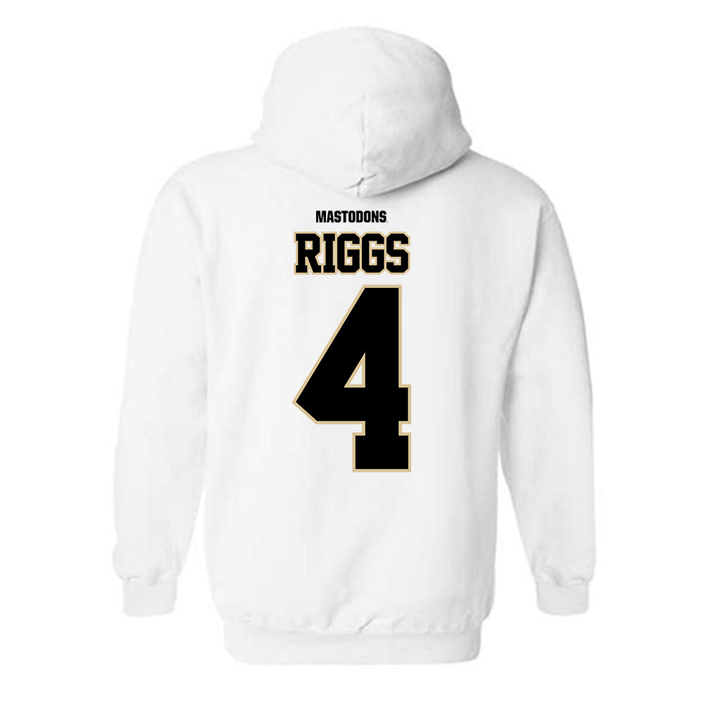 PFW - NCAA Women's Basketball : Ella Riggs - Classic Shersey Hooded Sweatshirt-1