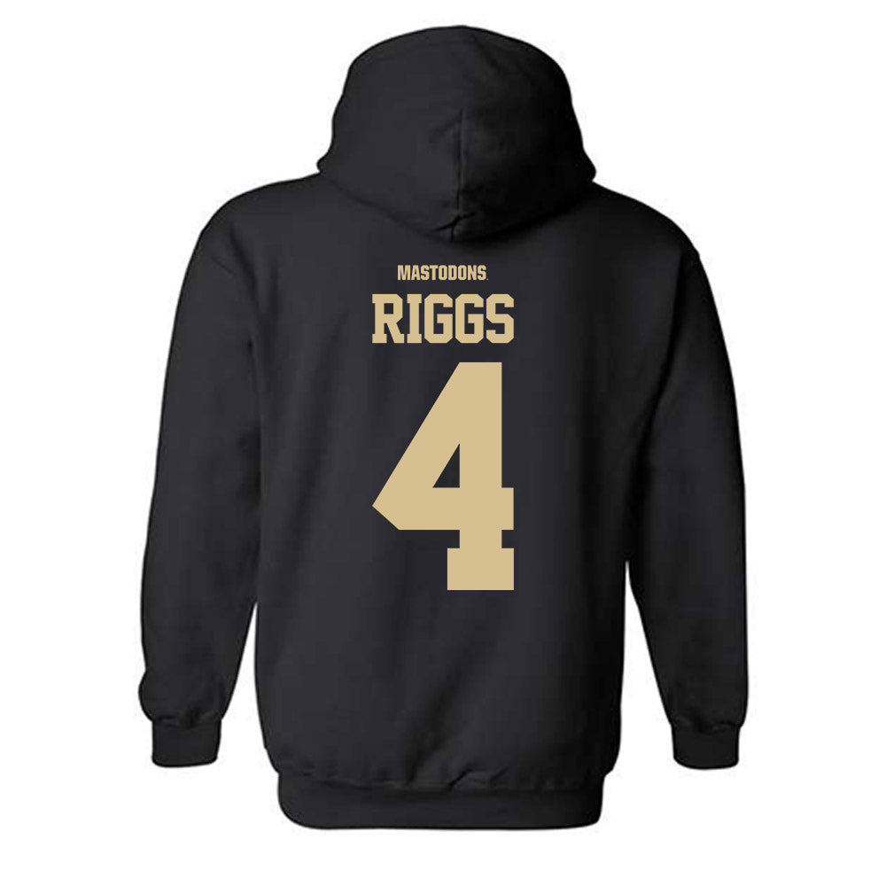 PFW - NCAA Women's Basketball : Ella Riggs - Classic Shersey Hooded Sweatshirt-1