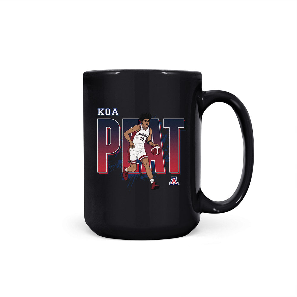 Arizona - NCAA Men's Basketball : Koa Peat - Coffee Mug-0