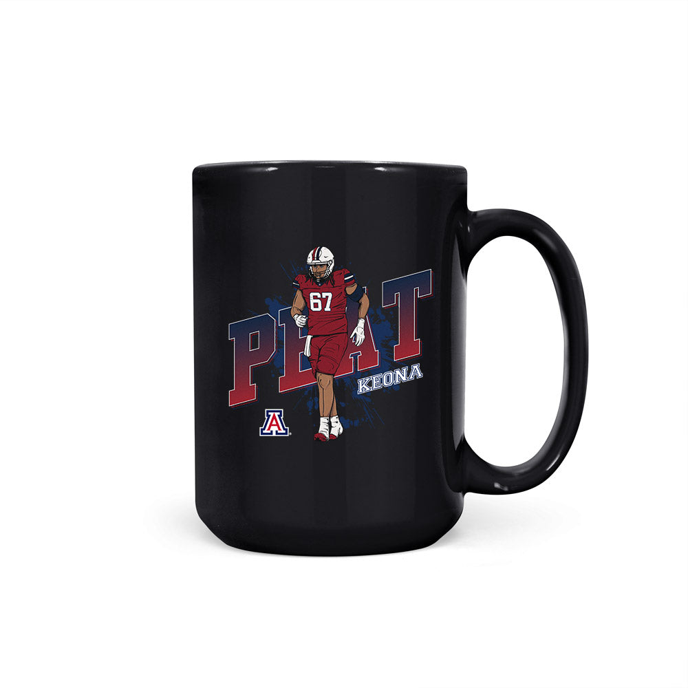 Arizona - NCAA Football : Keona Peat - Coffee Mug-0