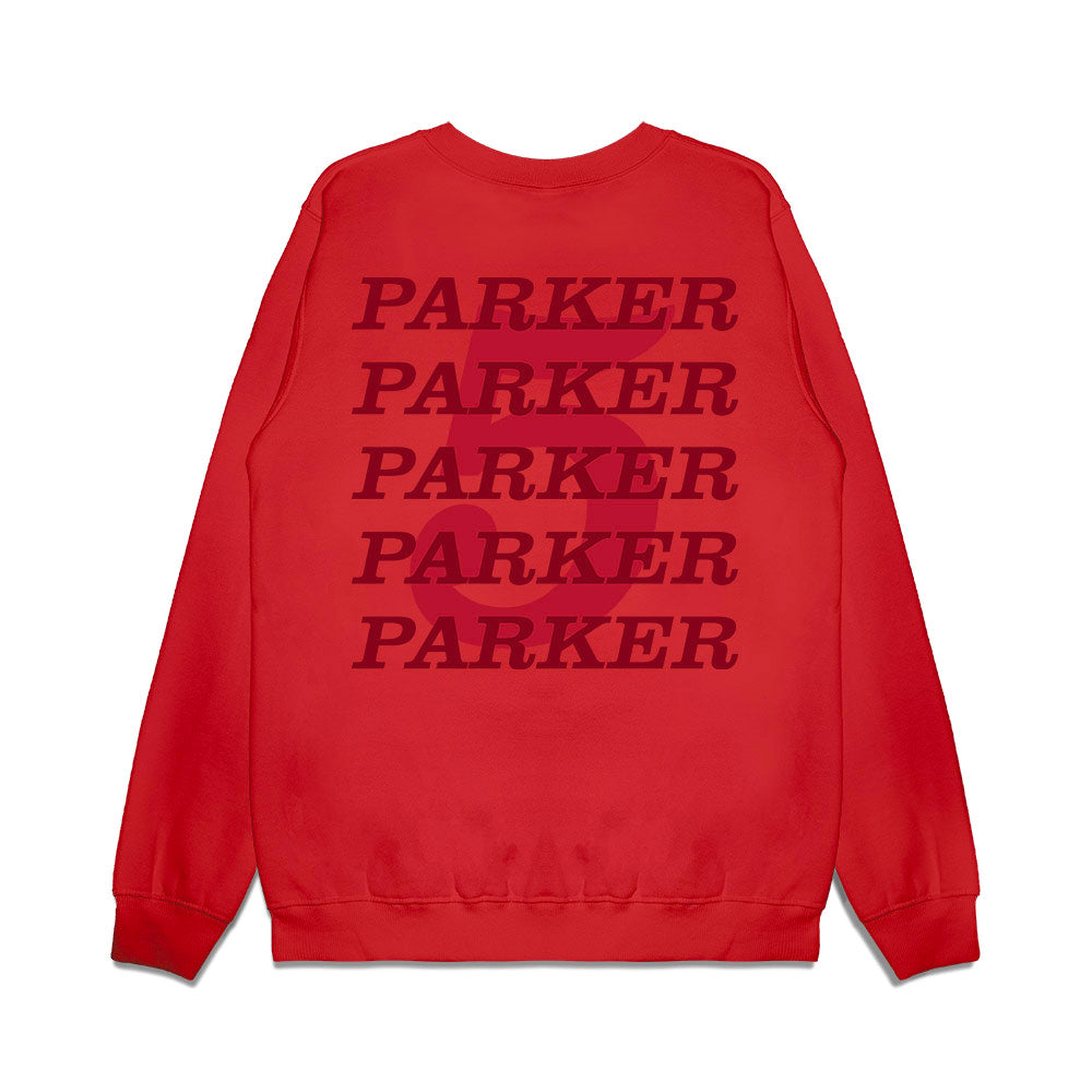 Oklahoma - NCAA Softball : Ella Parker - Collage Premium Crewneck Sweatshirt-1