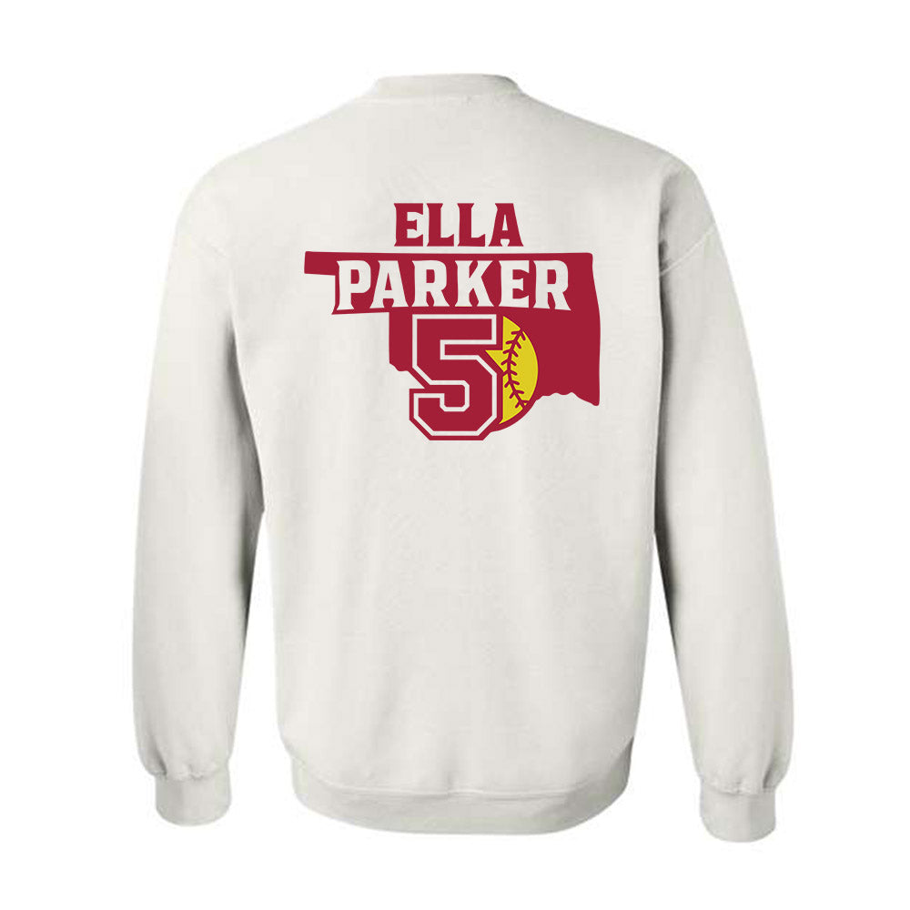 Oklahoma - NCAA Softball : Ella Parker - Classic Shersey Crewneck Sweatshirt-1