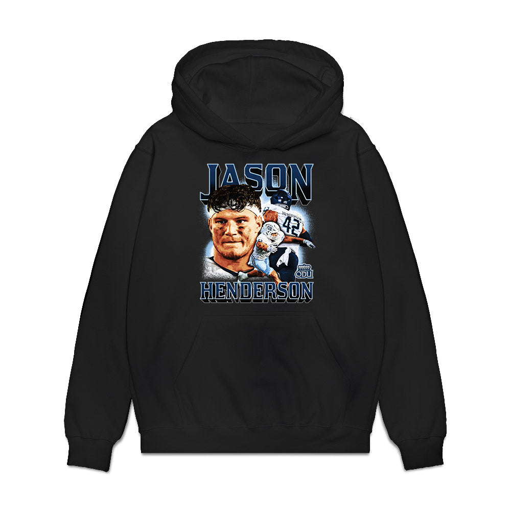 Old Dominion - NCAA Football : Jason Henderson - Premium Hooded Sweatshirt-0