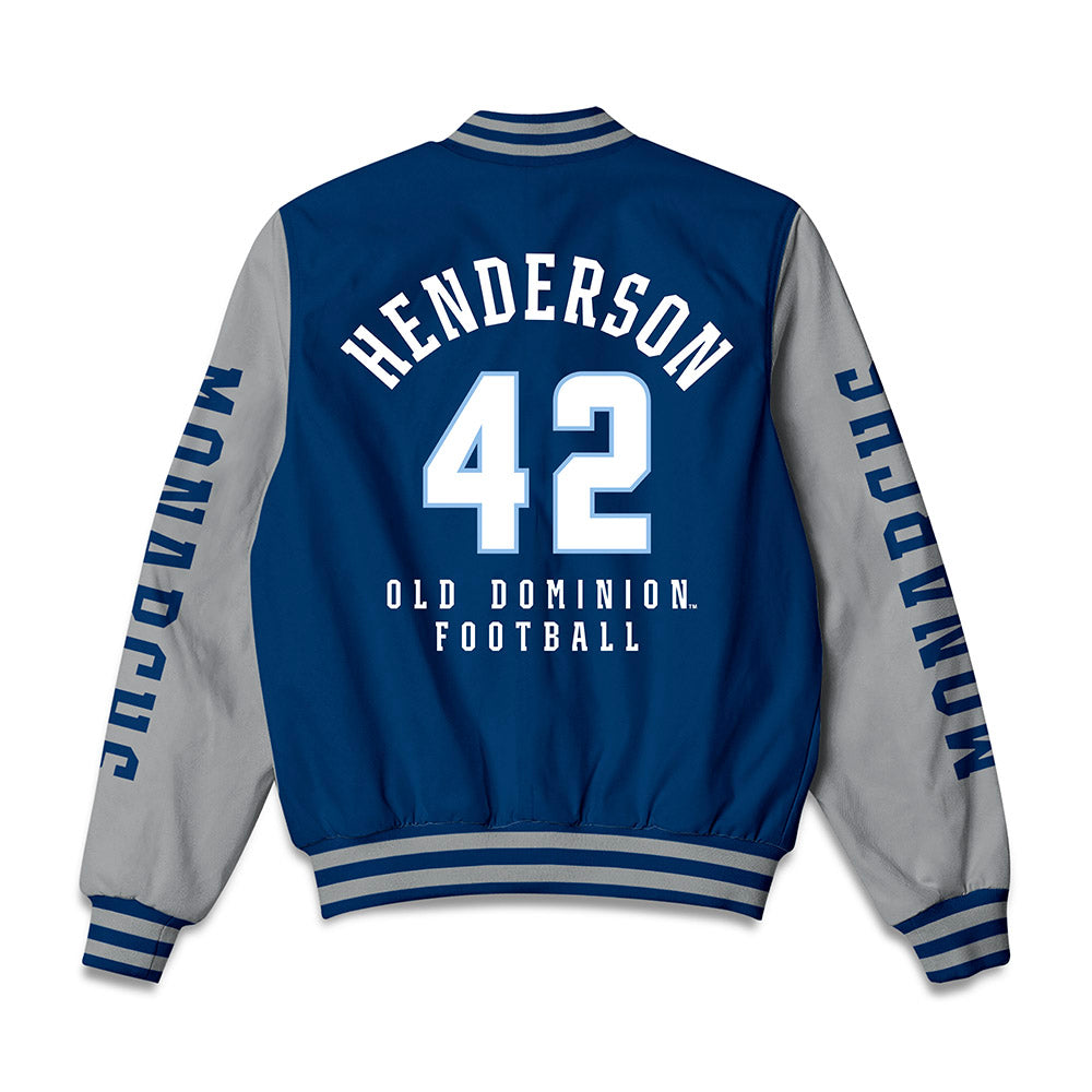 Old Dominion - NCAA Football : Jason Henderson - Bomber Jacket-1