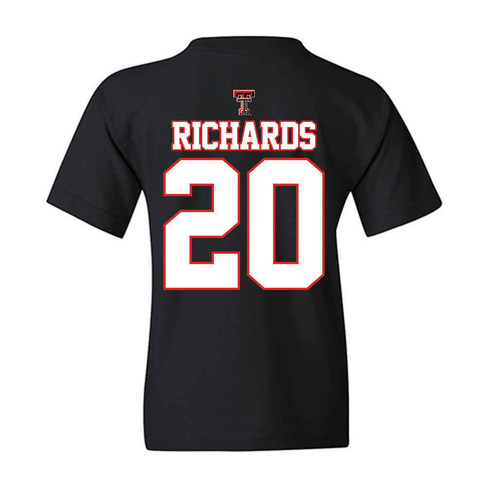 Texas Tech - NCAA Softball : Mia Richards - NCAA® Classic Shersey Youth T-Shirt-1