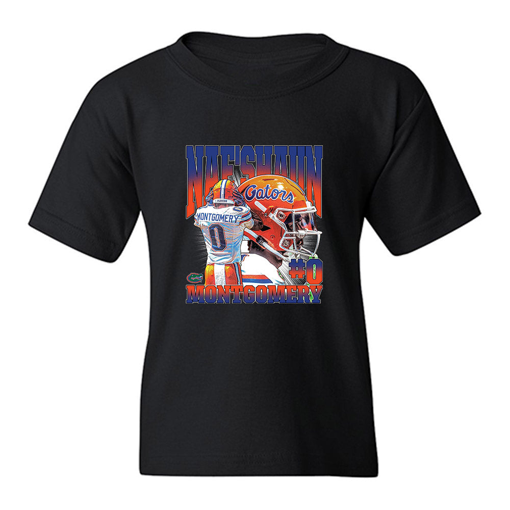 Florida - NCAA Football : Naeshaun Montgomery - Youth T-Shirt-0
