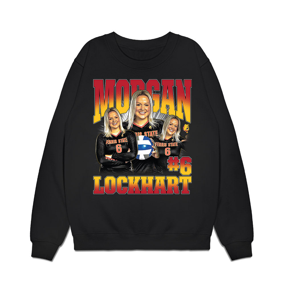 Ferris State - NCAA Women's Volleyball : Morgan Lockhart - Premium Crewneck Sweatshirt-0