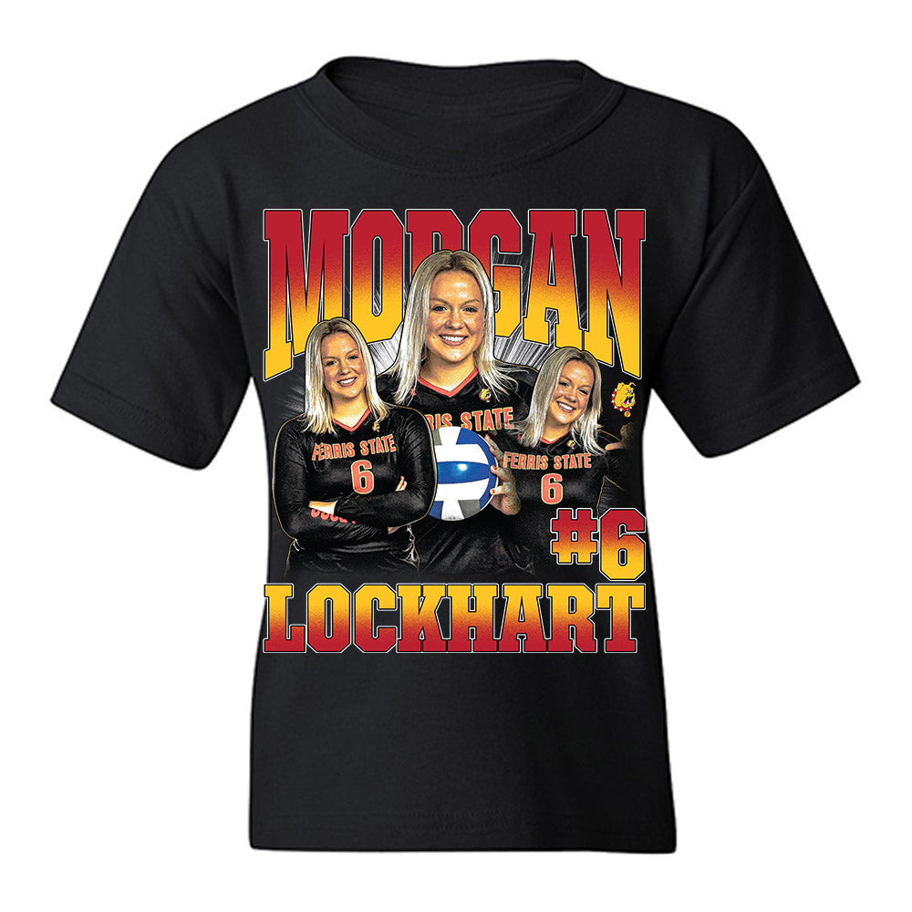 Ferris State - NCAA Women's Volleyball : Morgan Lockhart - Youth T-Shirt-0