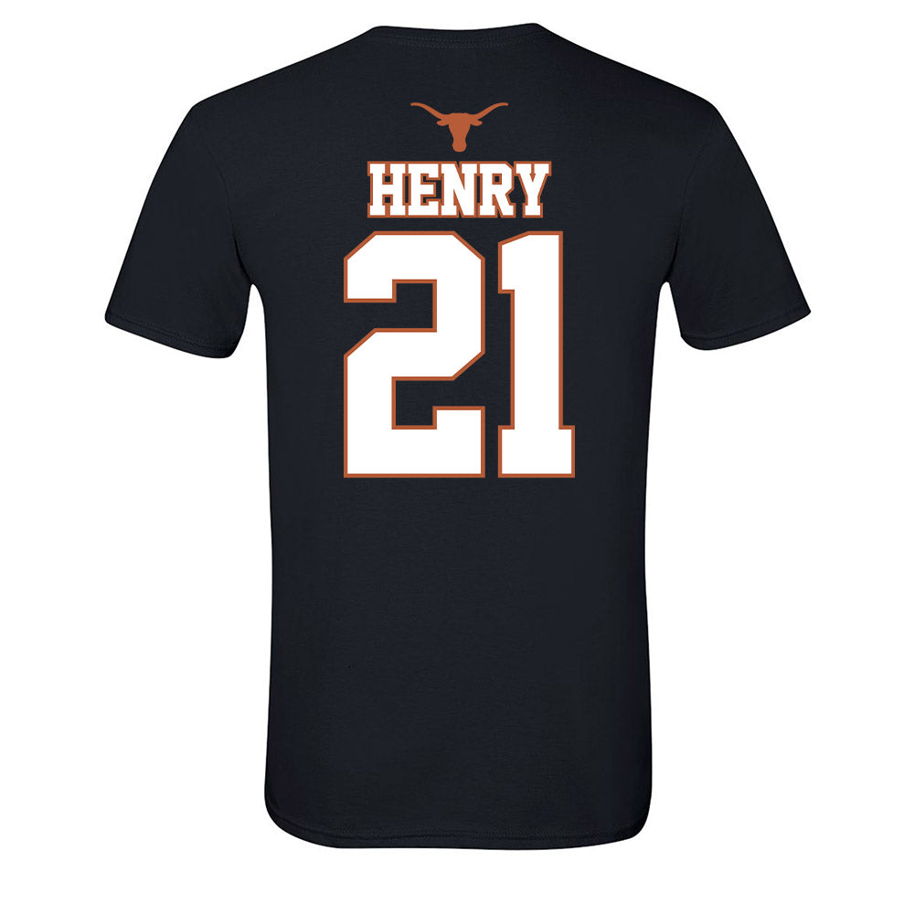 Texas - NCAA Softball : Kayden Henry - NCAA® Champions Sports Shersey Soft Style T-Shirt-1
