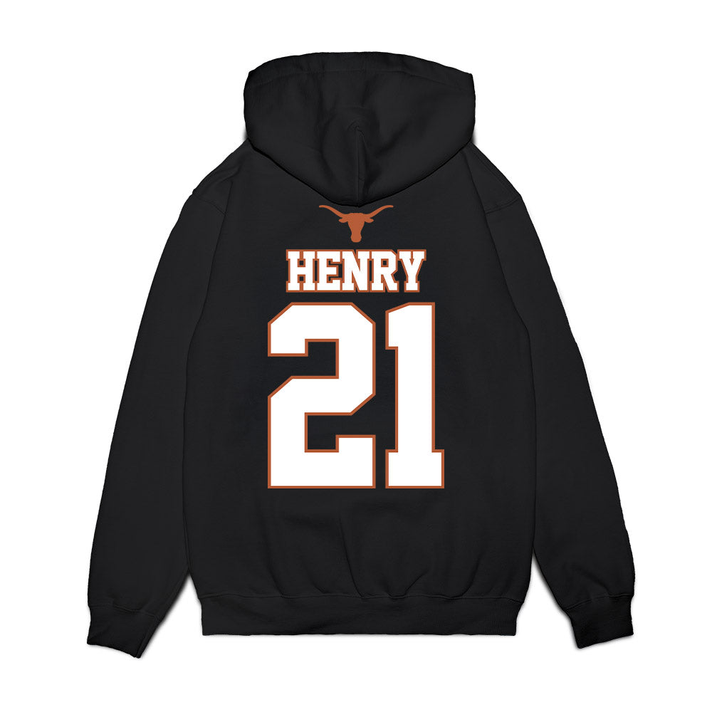 Texas - NCAA Softball : Kayden Henry - NCAA® Champions Sports Shersey Fleece Hooded Sweatshirt-1
