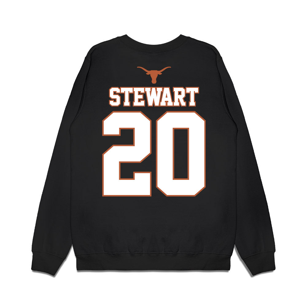 Texas - NCAA Softball : Katie Stewart - NCAA® Champions Sports Shersey Fleece Crewneck Sweatshirt-1