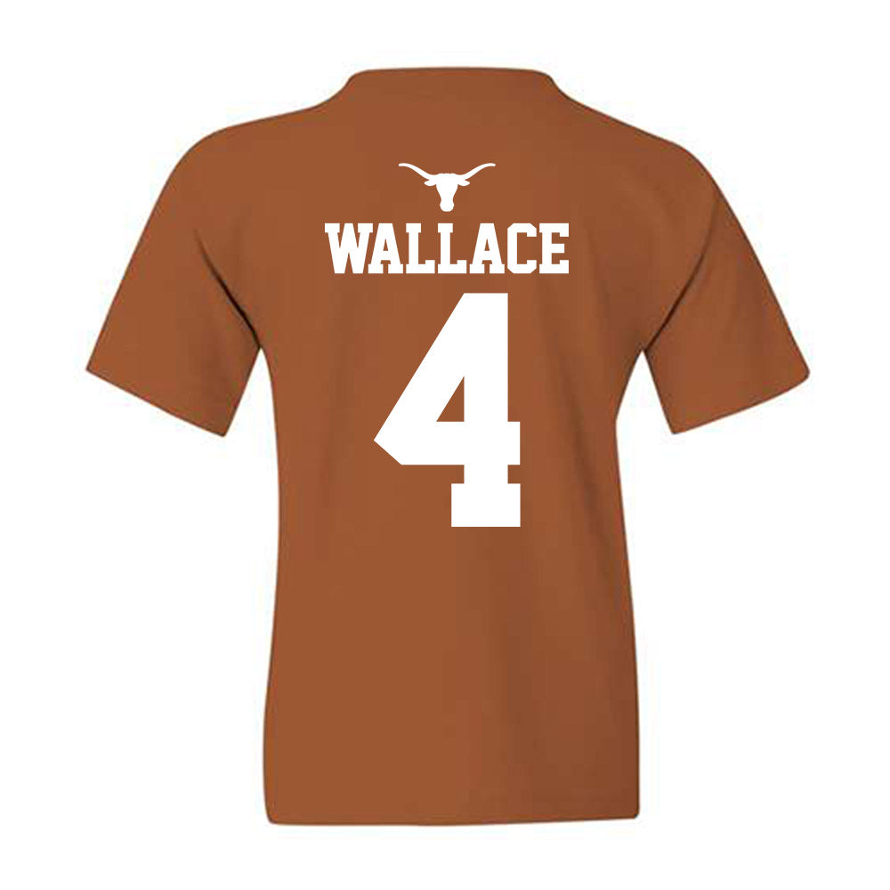 Texas - NCAA Softball : Adayah Wallace - NCAA® Champions Sports Shersey Youth T-Shirt-1