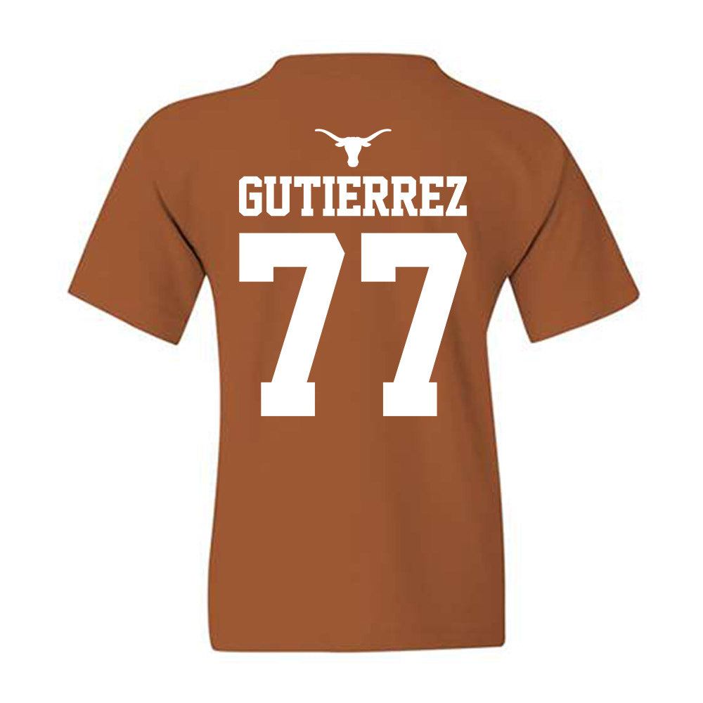Texas - NCAA Softball : Citlaly Gutierrez - NCAA® Champions Sports Shersey Youth T-Shirt-1