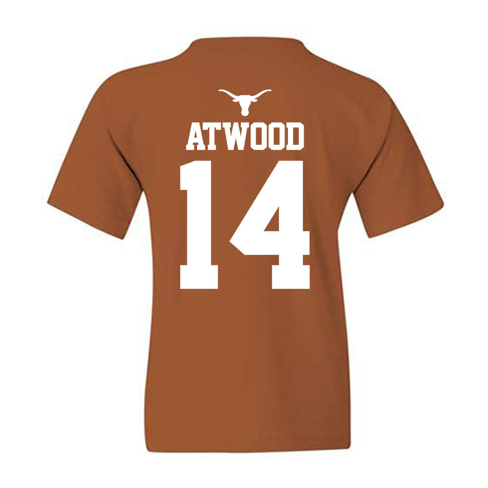 Texas - NCAA Softball : Reese Atwood - NCAA® Champions Sports Shersey Youth T-Shirt-1