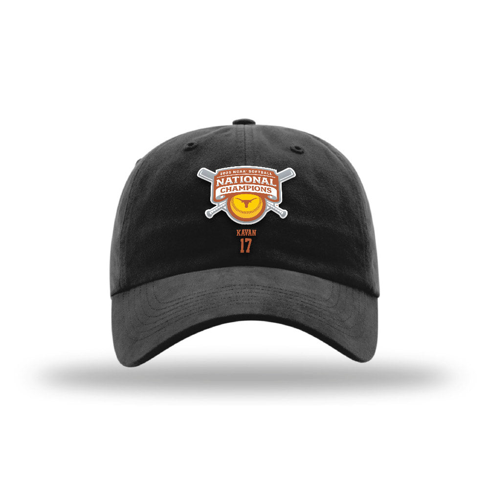 Texas - NCAA Softball : Teagan Kavan - NCAA® National Champions Garment Washed Twill-0