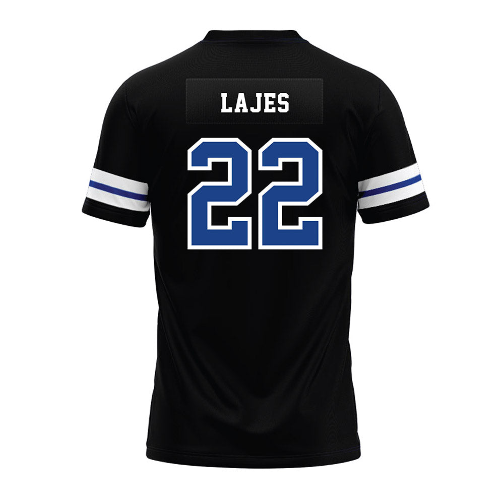 EIU - NCAA Football : Jesse Lajes - Black Premium Football Jersey-1