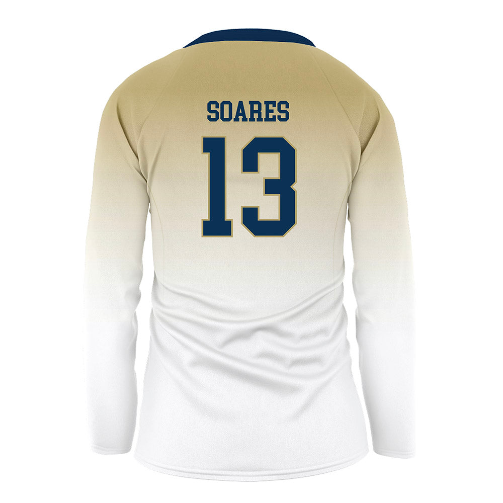 Georgia Tech - NCAA Women's Volleyball : Heloise Soares - White Volleyball Jersey-1