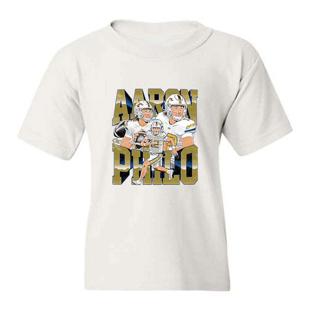 Georgia Tech - NCAA Football : Aaron Philo - Youth T-Shirt-0