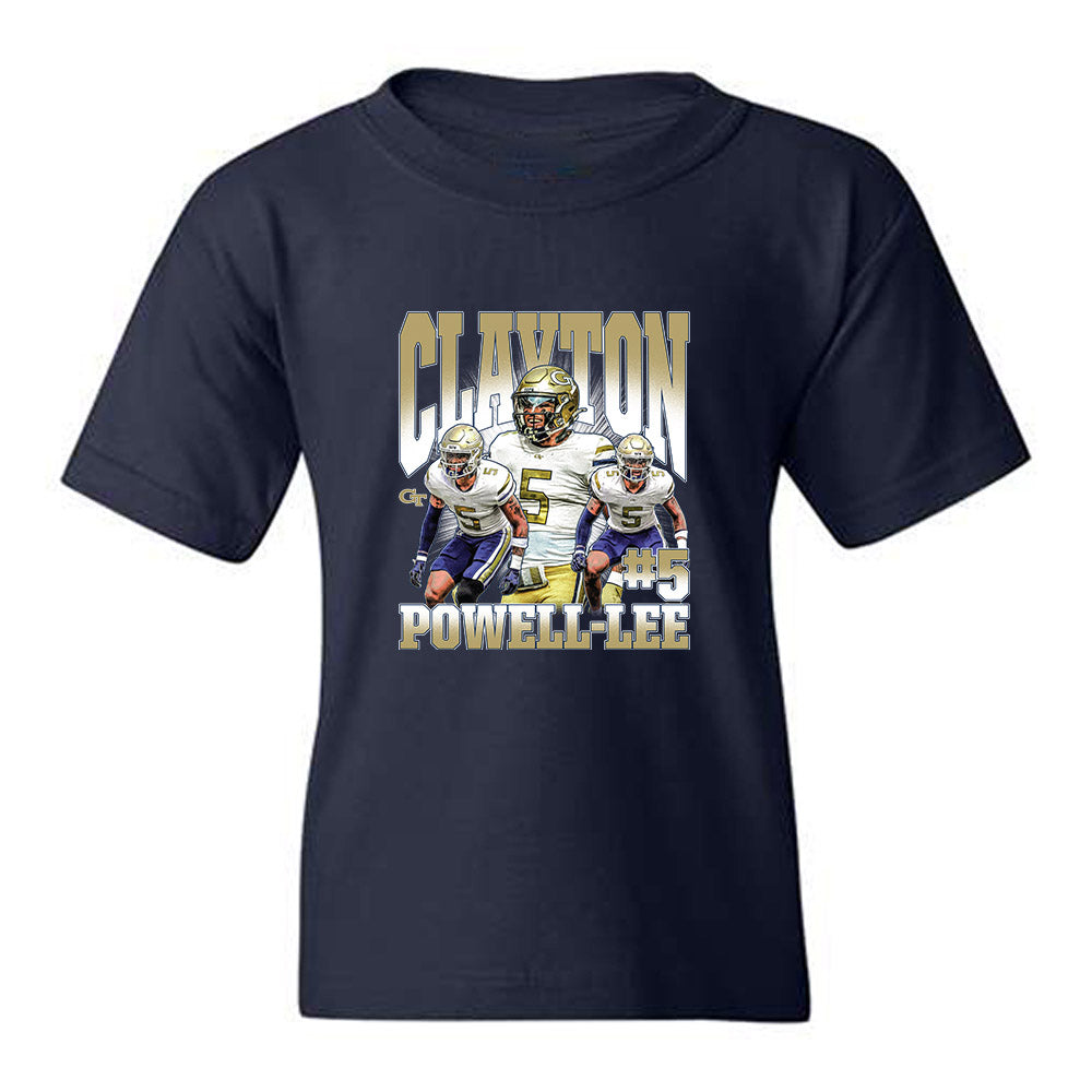 Georgia Tech - NCAA Football : Clayton Powell-Lee - Youth T-Shirt-0