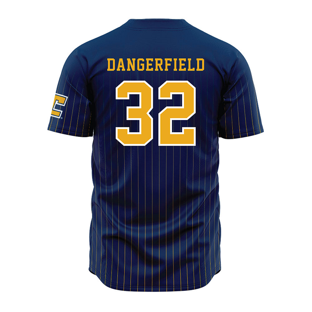 UTC - NCAA Football : Trevon Dangerfield - Blue Jersey-1