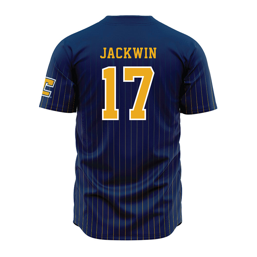 UTC - NCAA Women's Volleyball : Sydney Jackwin - Blue Jersey-1