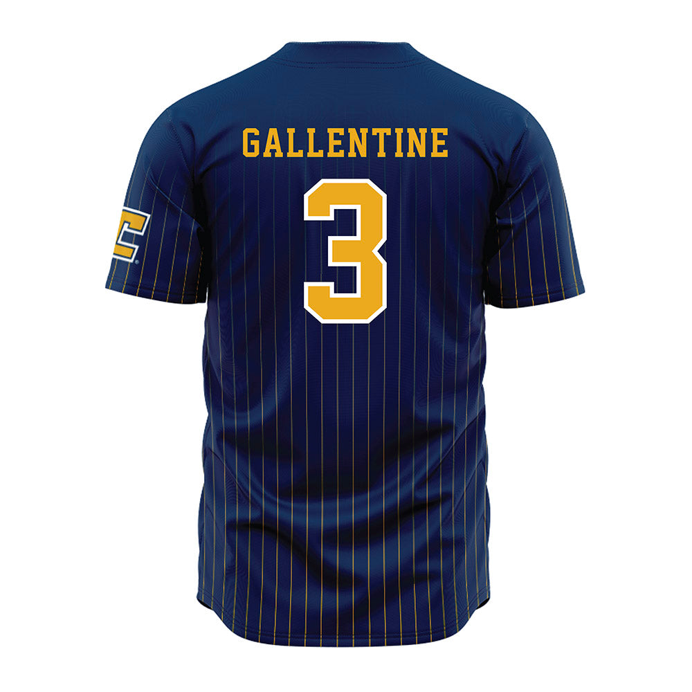 UTC - NCAA Women's Volleyball : Paige Gallentine - Blue Jersey-1