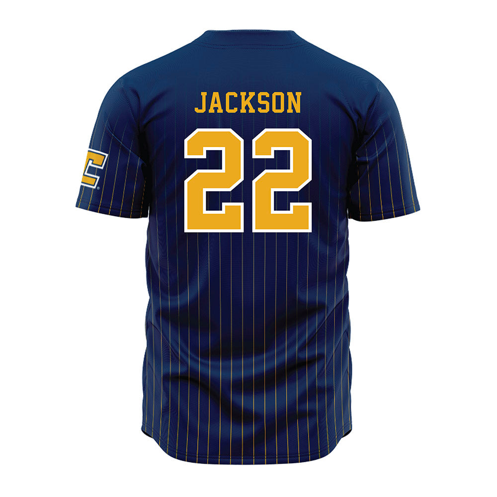 UTC - NCAA Football : Lance Jackson - Blue Jersey-1