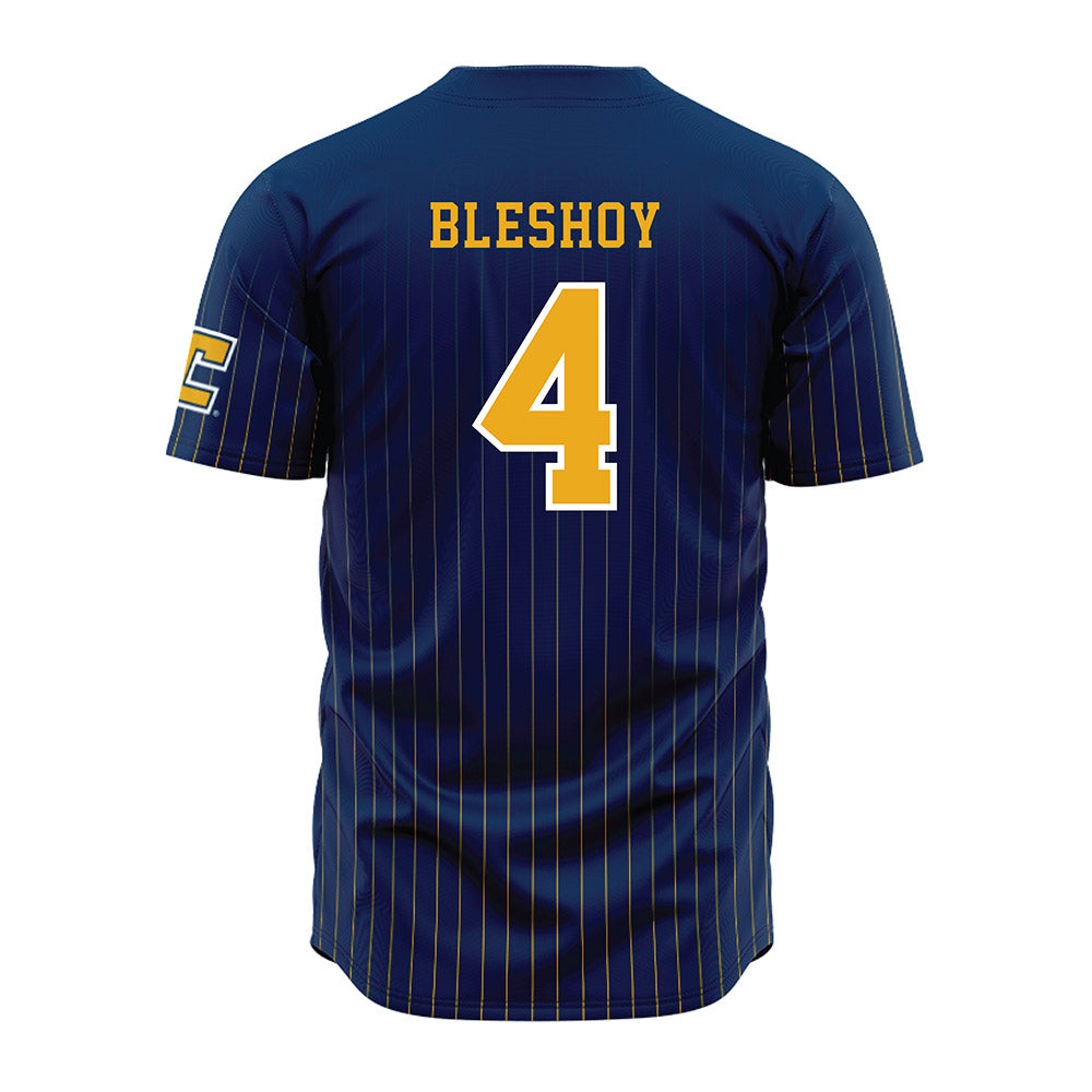 UTC - NCAA Men's Basketball : Zachary Bleshoy - Blue Jersey-1