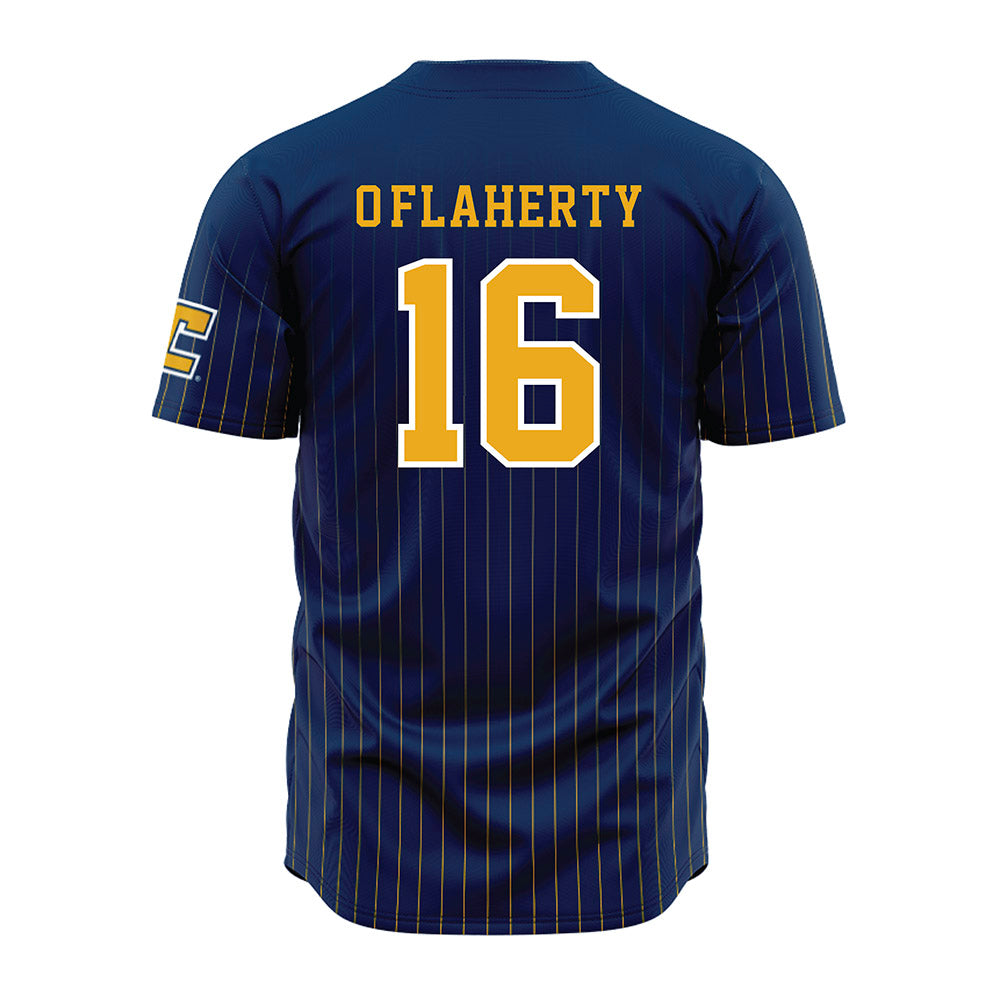 UTC - NCAA Softball : Peyton O'Flaherty - Blue Jersey-1