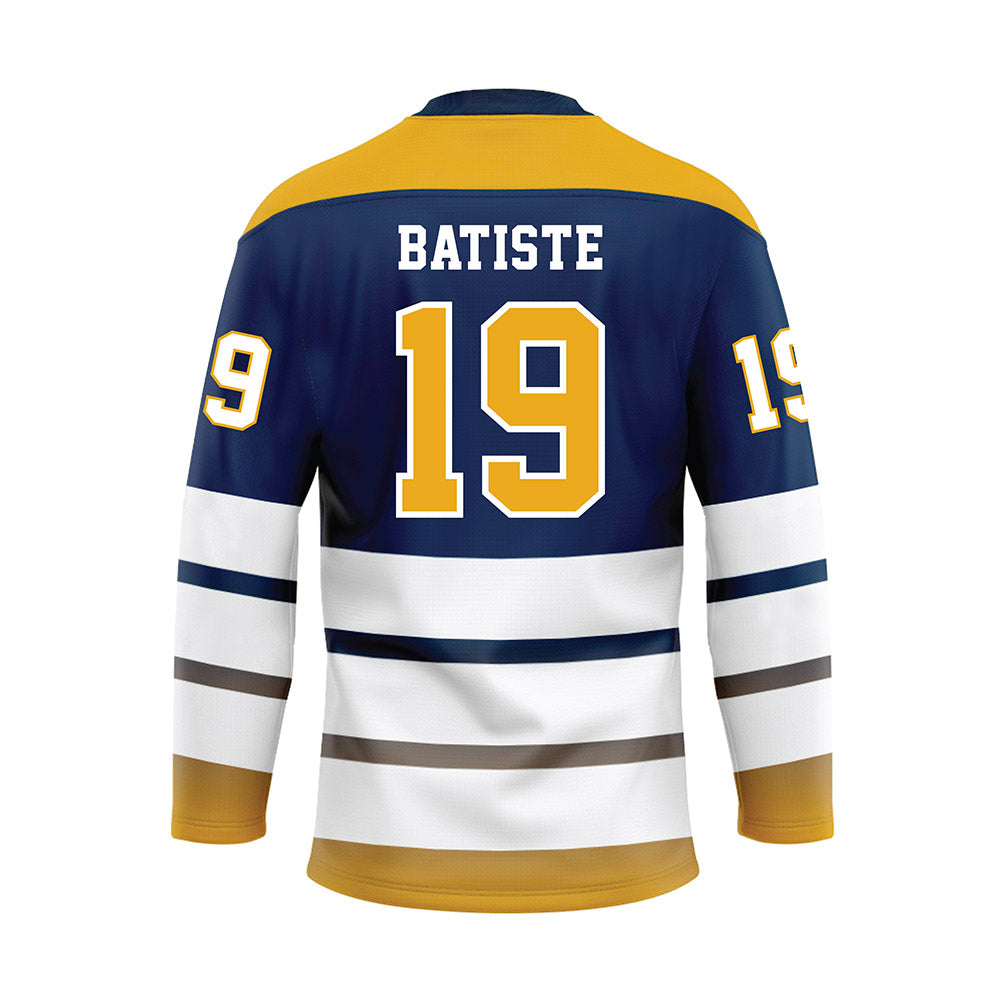 UTC - NCAA Football : Jeremiah Batiste - Blue Hockey Jersey-1