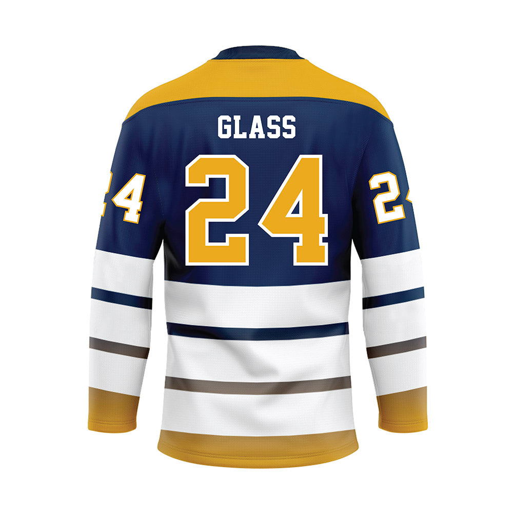 UTC - NCAA Softball : Shayna Glass - Blue Hockey Jersey-1