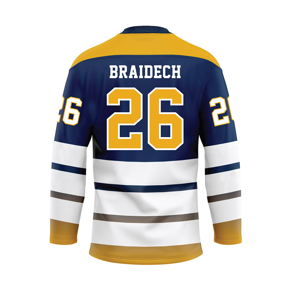 UTC - NCAA Men's Golf : Camden Braidech - Blue Hockey Jersey-1
