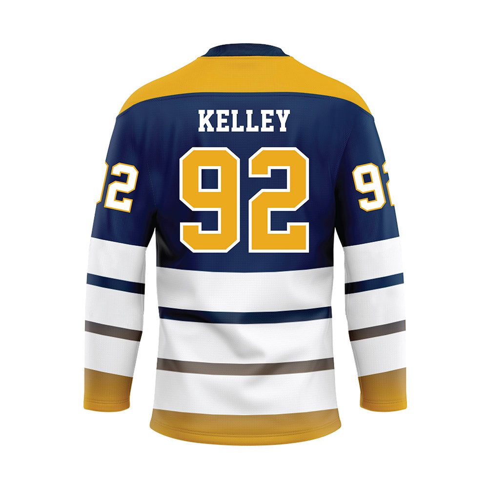 UTC - NCAA Football : Jude Kelley - Blue Hockey Jersey-1