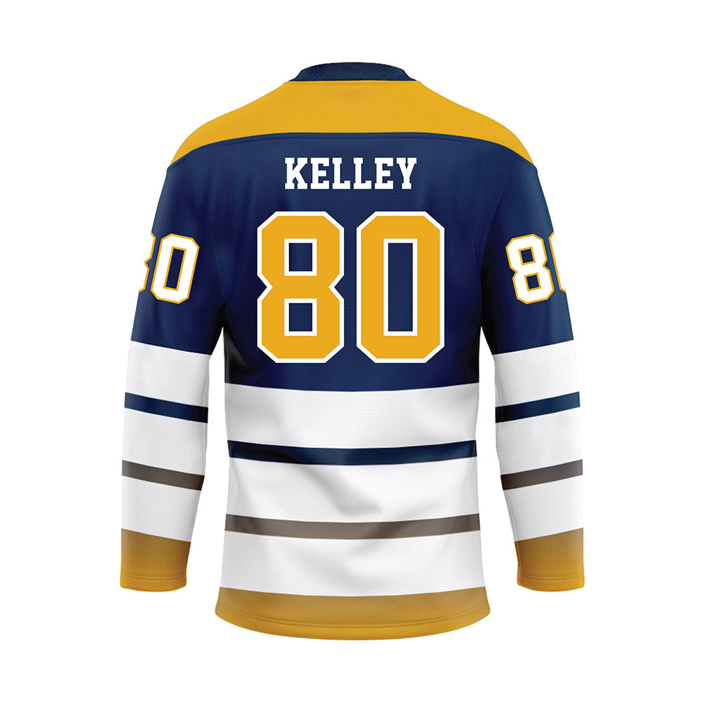 UTC - NCAA Football : Gray Kelley - Blue Hockey Jersey-1