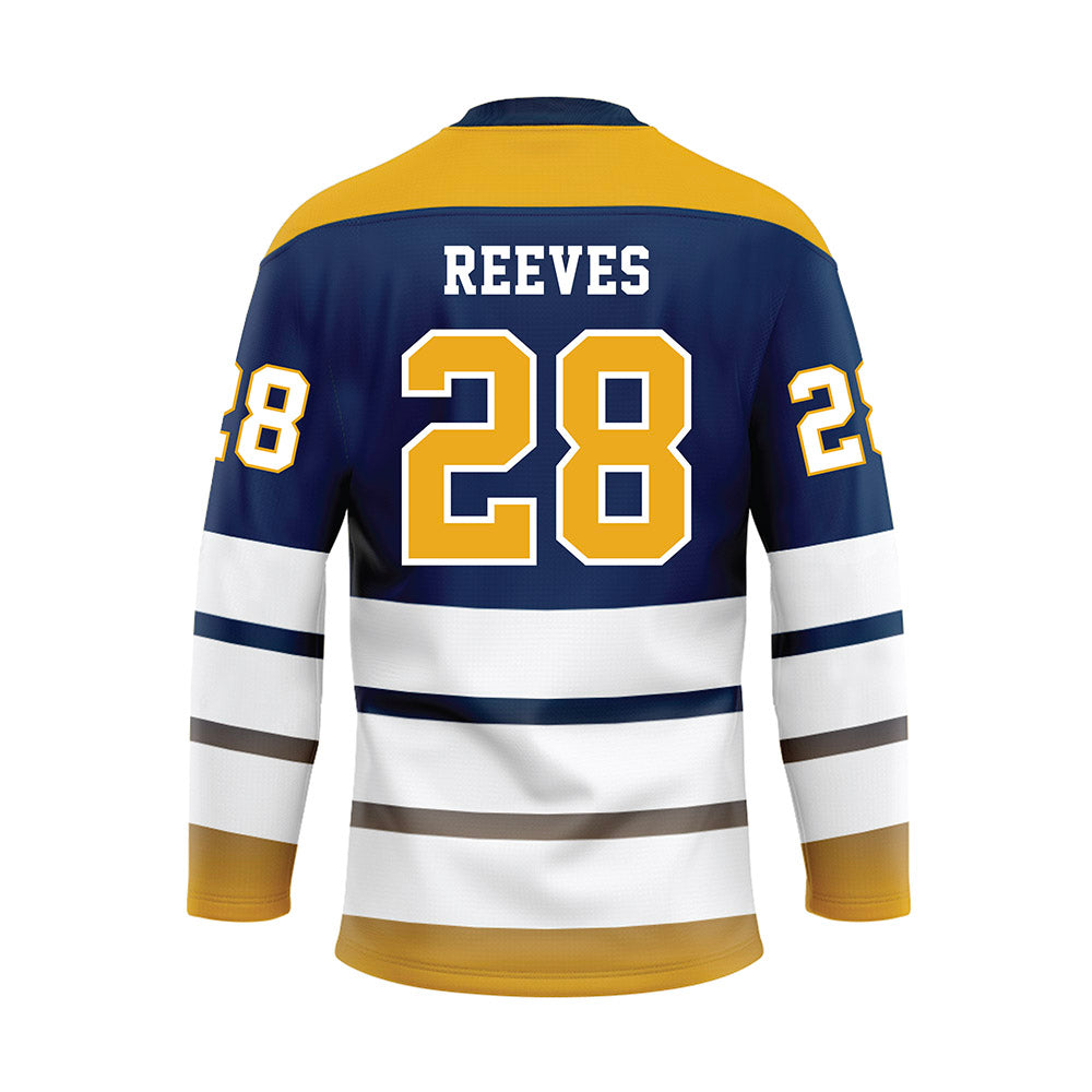 UTC - NCAA Women's Soccer : Emma Reeves - Blue Hockey Jersey-1