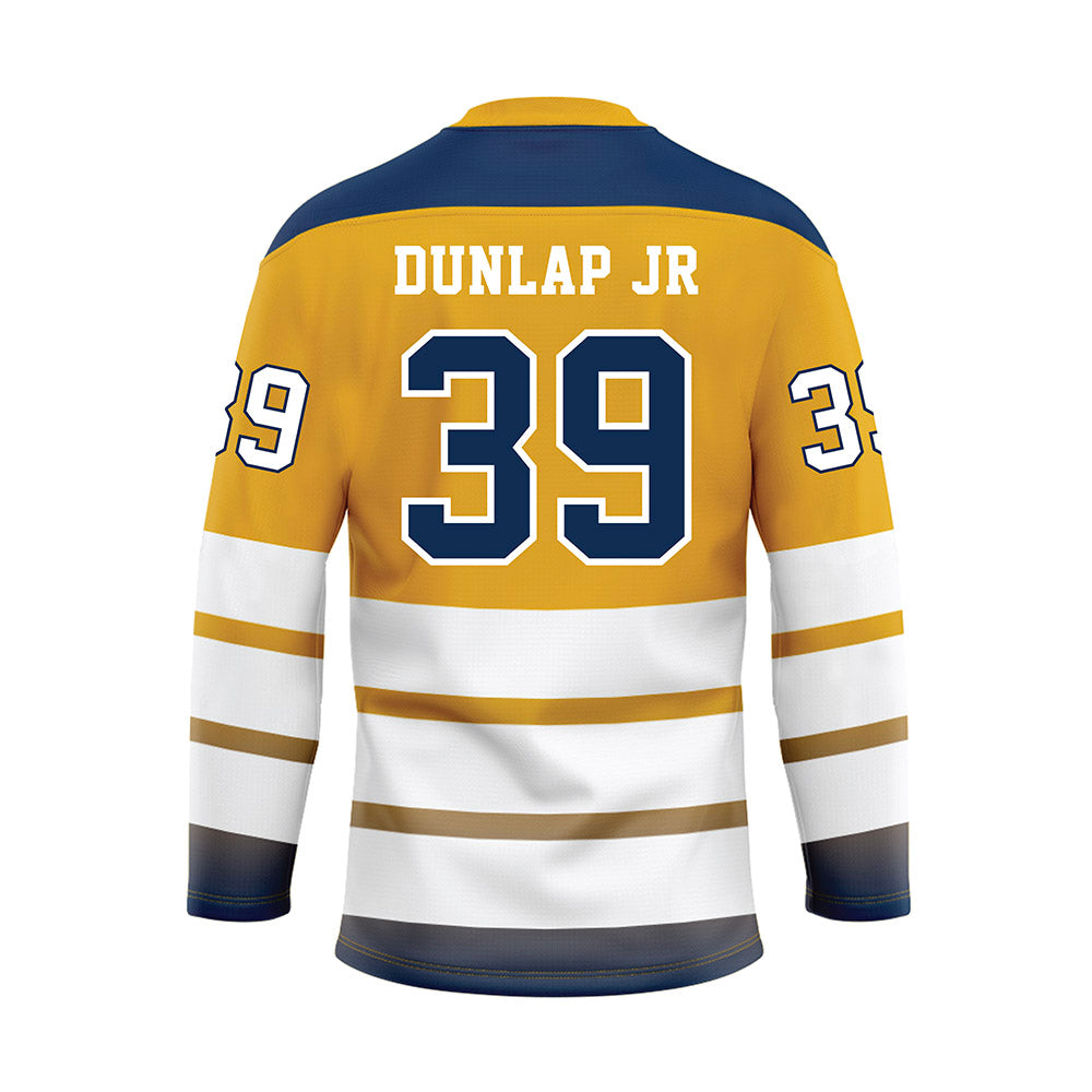 UTC - NCAA Football : Jarian Dunlap Jr - Gold Hockey Jersey-1