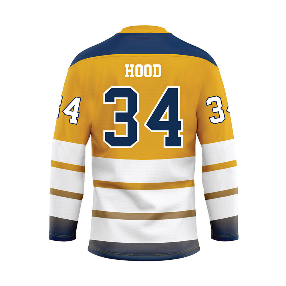 UTC - NCAA Football : Jett Hood - Gold Hockey Jersey-1