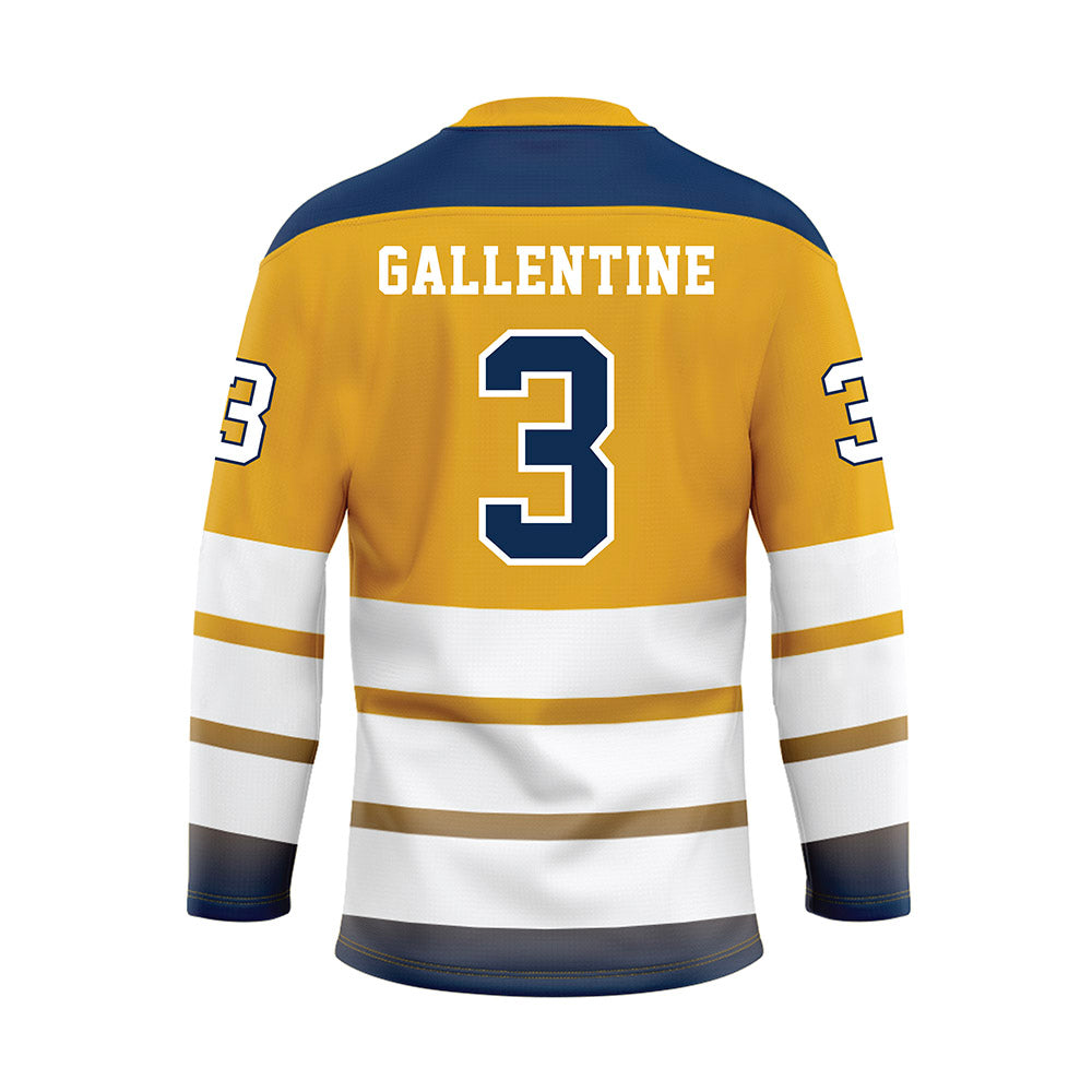 UTC - NCAA Women's Volleyball : Paige Gallentine - Gold Hockey Jersey-1