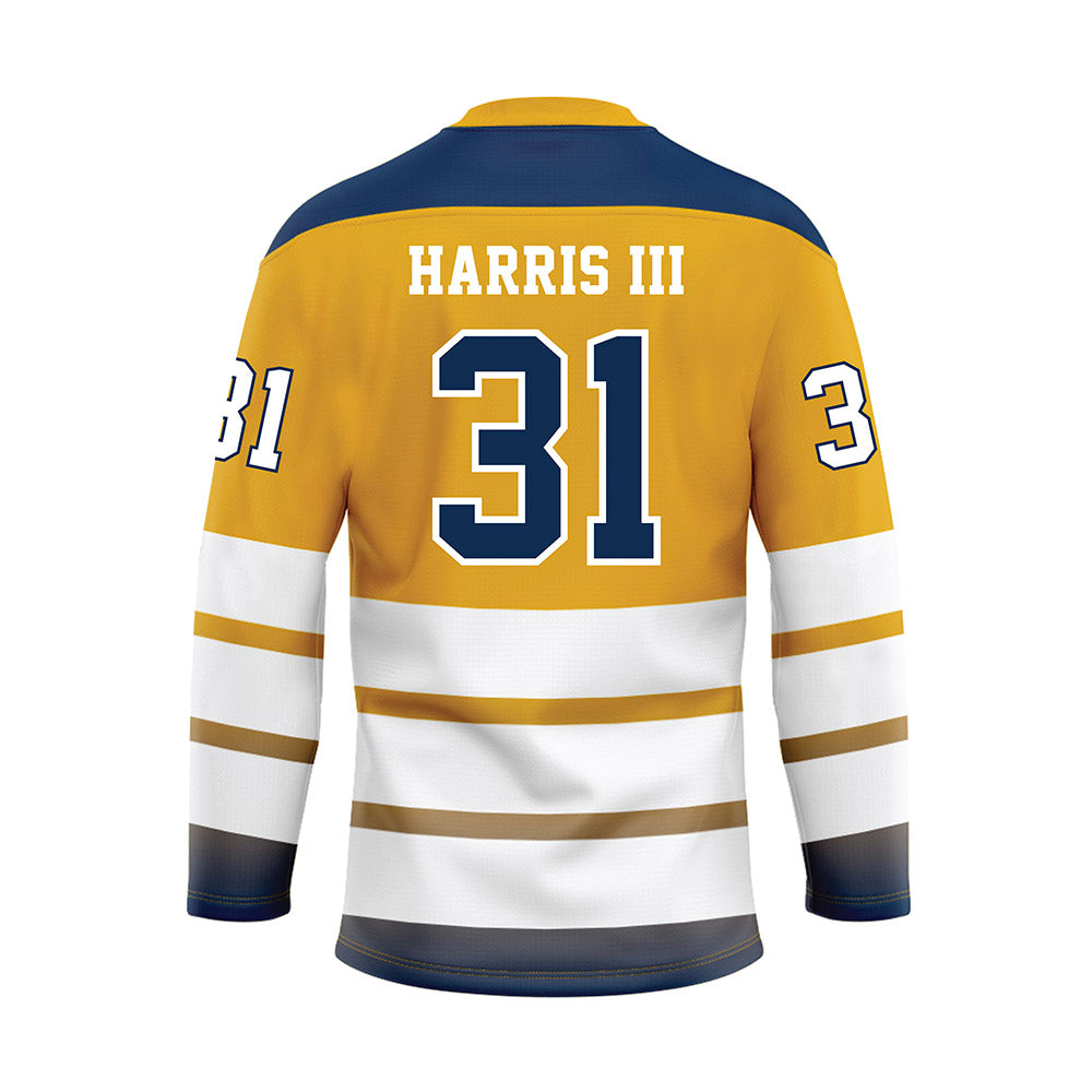 UTC - NCAA Football : Leroy Harris III - Gold Hockey Jersey-1