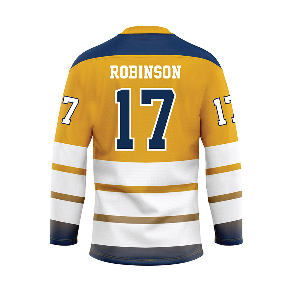 UTC - NCAA Football : LaRawn Robinson - Gold Hockey Jersey-1