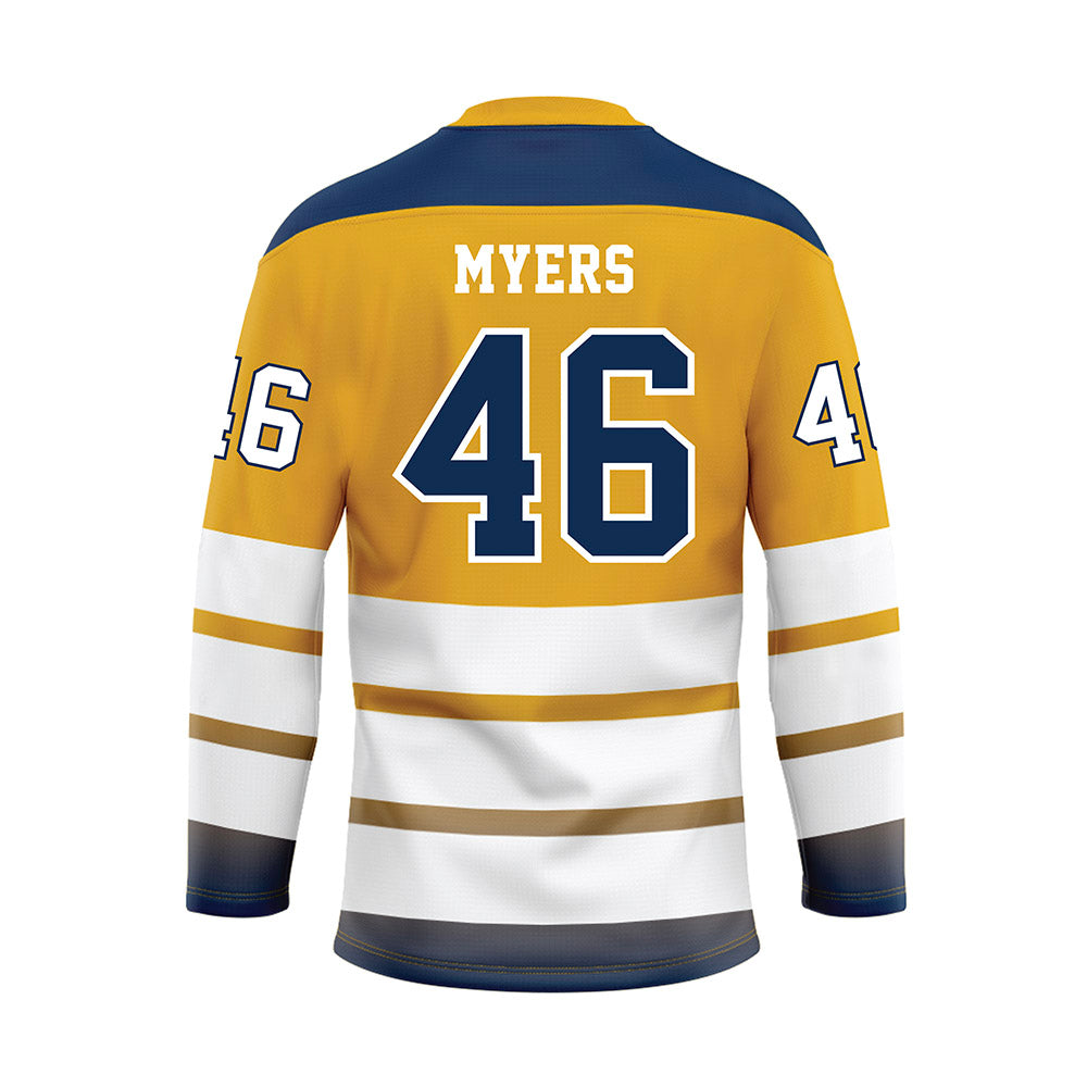 UTC - NCAA Football : Ethan Myers - Gold Hockey Jersey-1