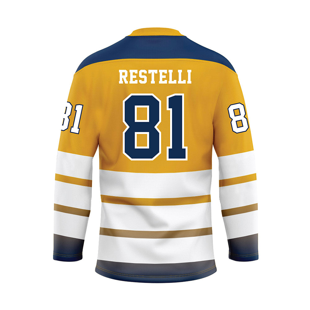 UTC - NCAA Football : Dalton Restelli - Gold Hockey Jersey-1